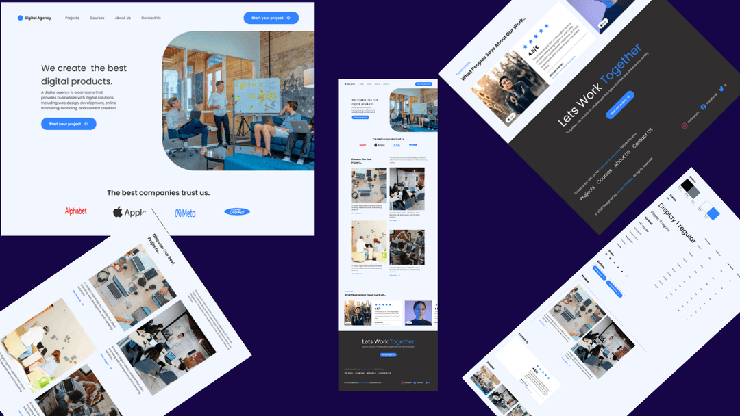 Digital Agency Landing Page